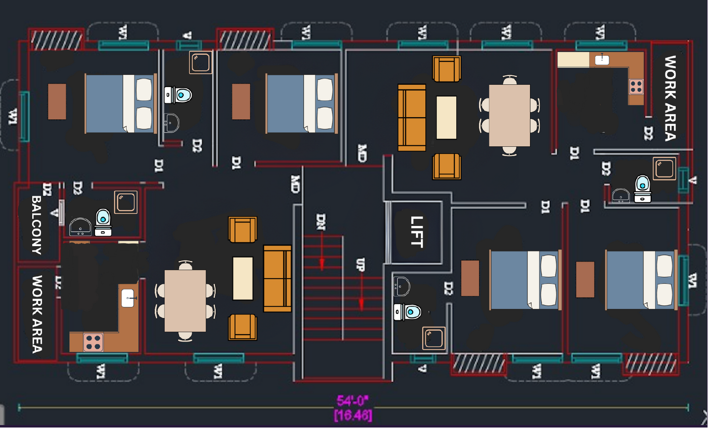 Vinayaka Flats Floor Plan